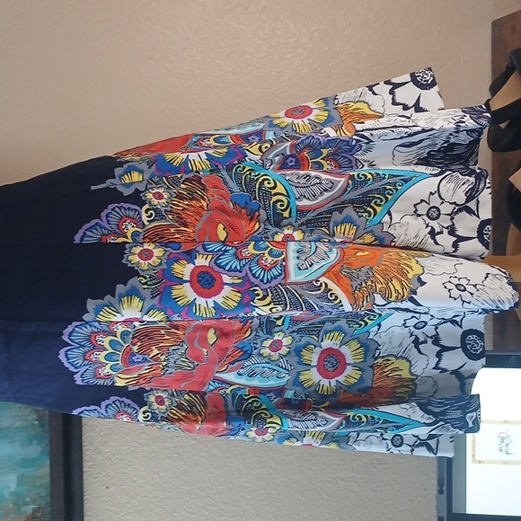 NINE WEST BNWT Colorful Patterned Sleeveless Dress BEAUTIFUL 😍 - Picture 5 of 12